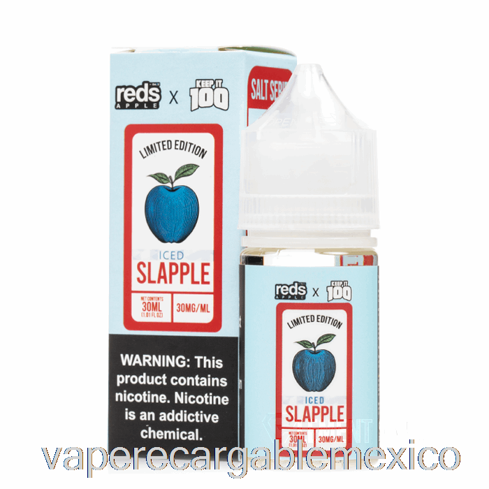 Vape Recargable Iced Slapple - 7 Daze X Keep It 100 Sales - 30ml 50mg